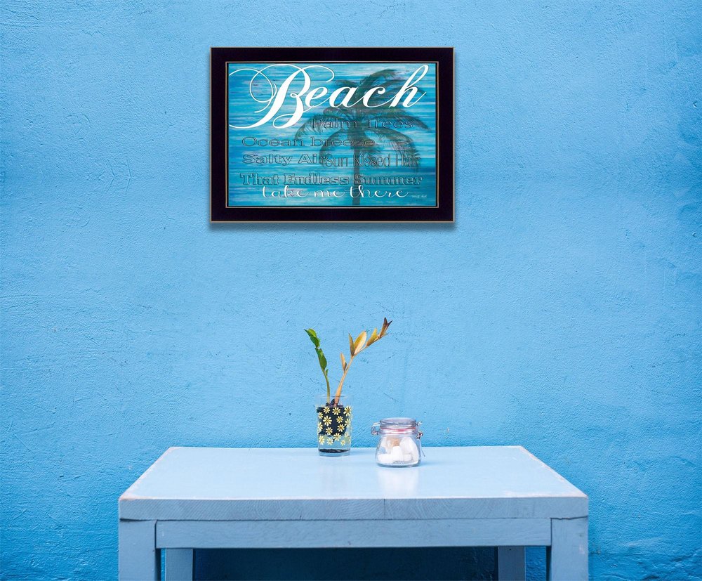 Take Me There 1 Black Framed Print Wall Art — view 2