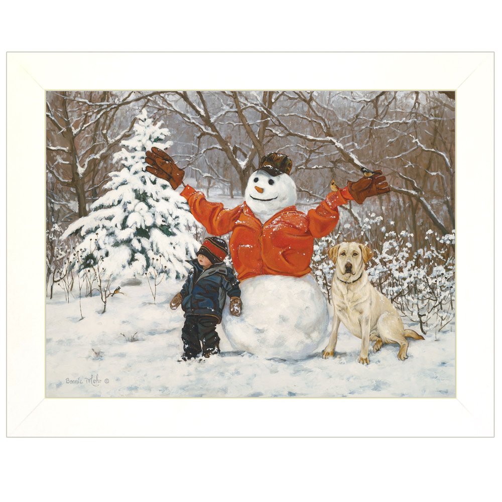Buddies 1 White Framed Print Wall Art — view 1