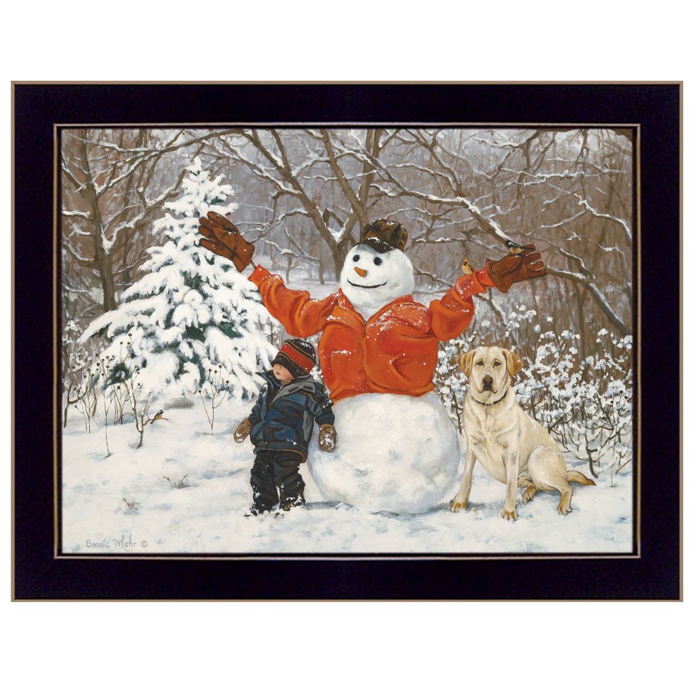 Buddies 2 Black Framed Print Wall Art — view 1