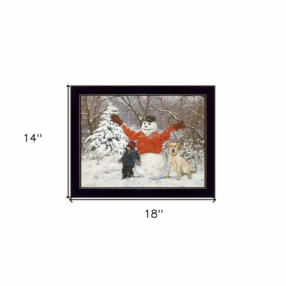Buddies 2 Black Framed Print Wall Art — view 3