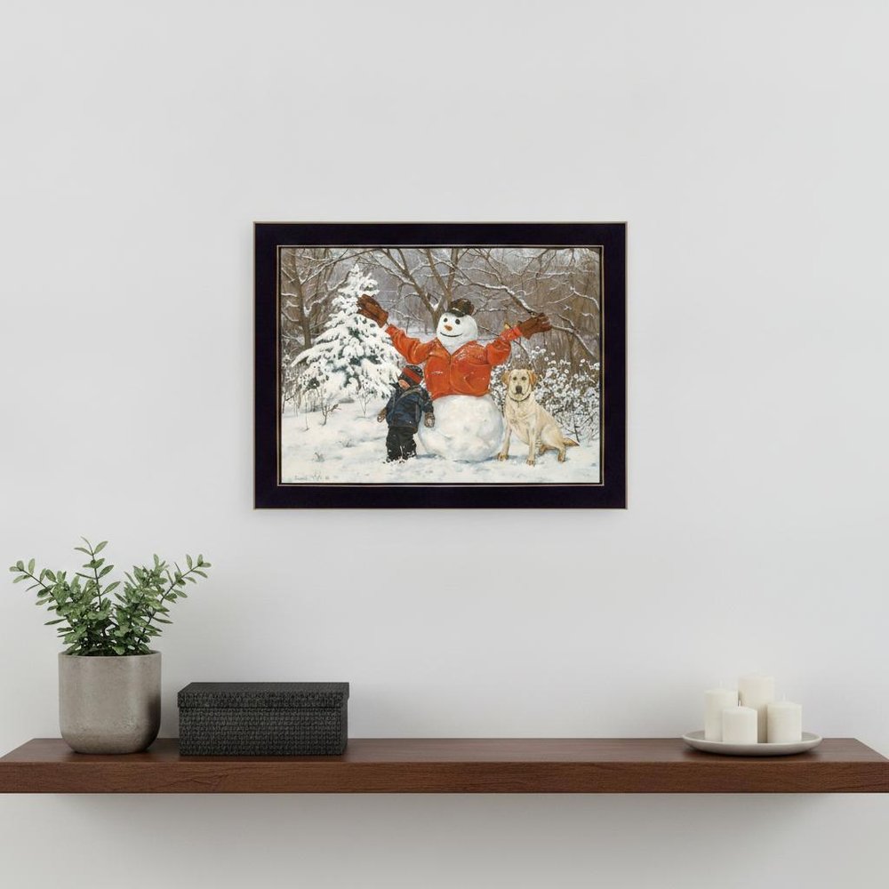 Buddies 2 Black Framed Print Wall Art — view 4