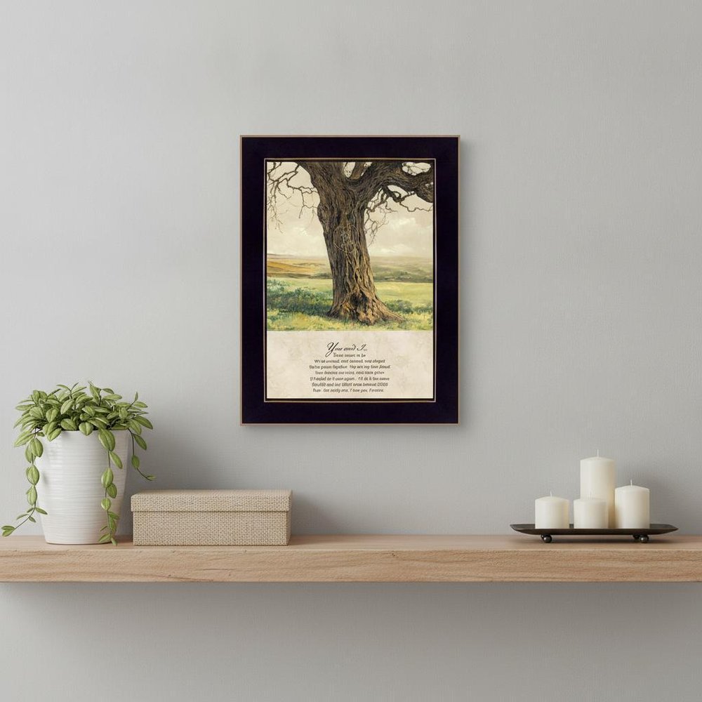 Forever Black Framed Print Wall Art — view 4