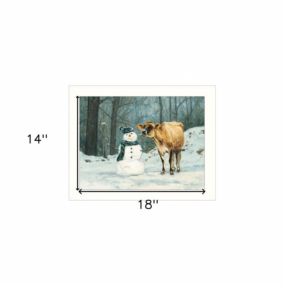 Well Hello There 1 White Framed Print Wall Art — view 3
