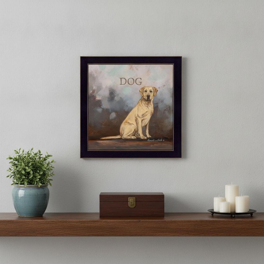 Dakota the Dog Black Framed Print Wall Art — view 4