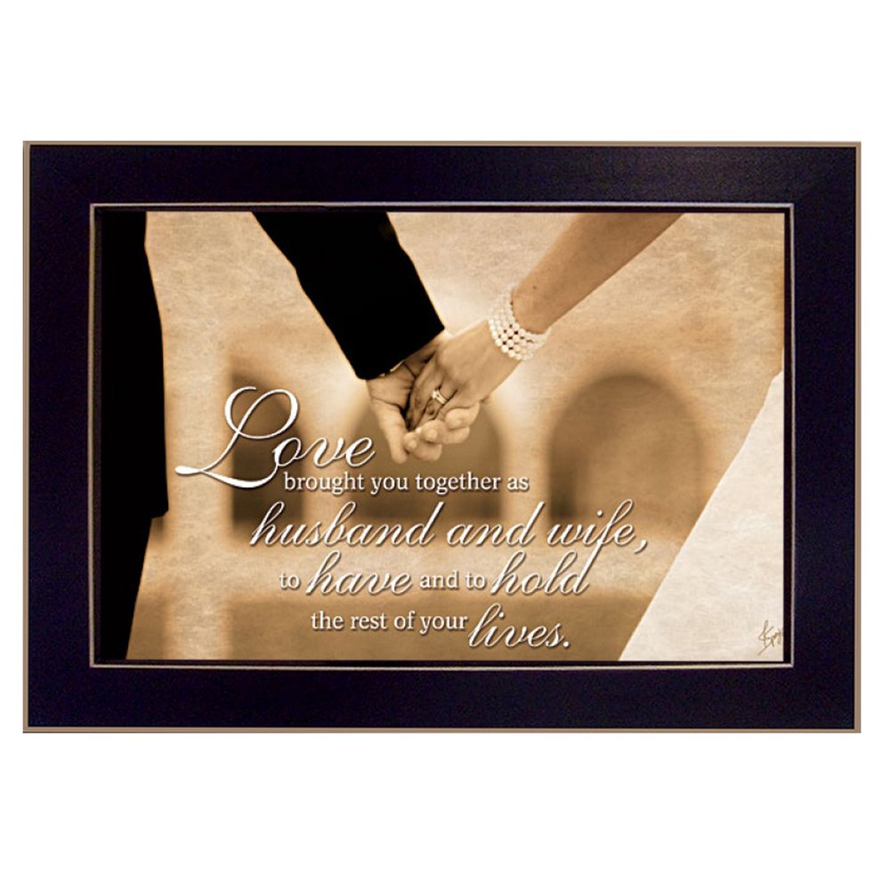 To Have and To Hold 1 Black Framed Print Wall Art — view 1