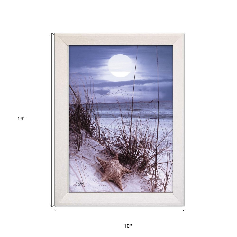 The Seashore White Framed Print Wall Art — view 3