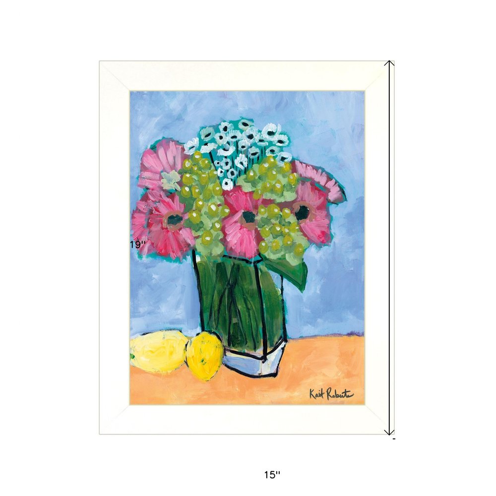 Kitchen Table Series II White Framed Print Kitchen Wall Art — view 3