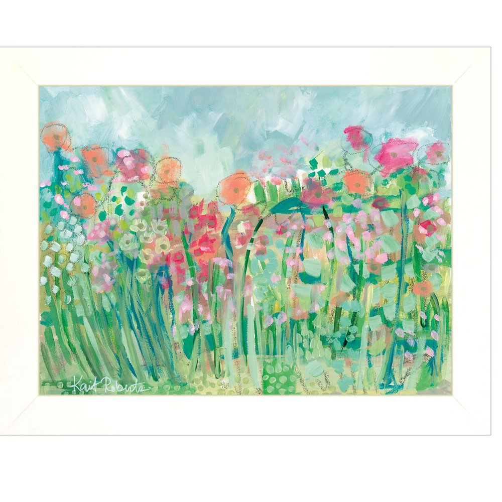 Growing Things I White Framed Print Wall Art — view 2