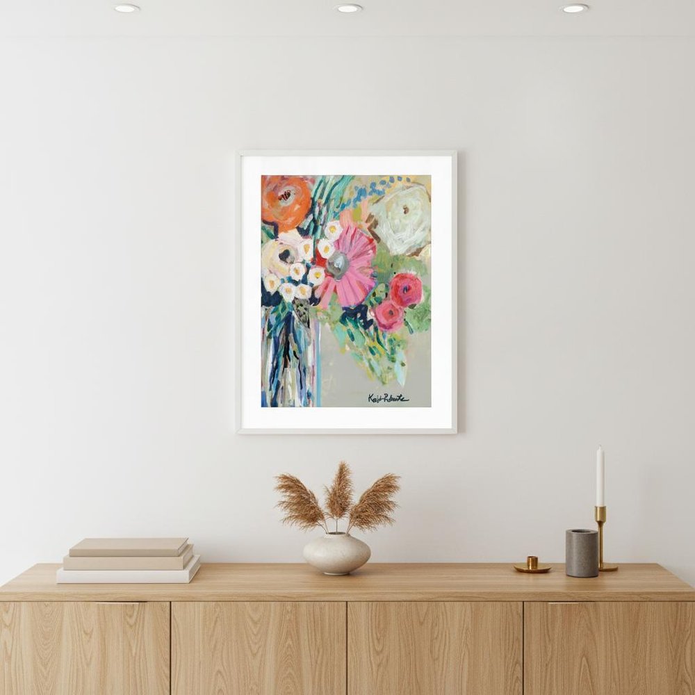 From Mrs Hazels Garden 3 White Framed Print Wall Art — view 3