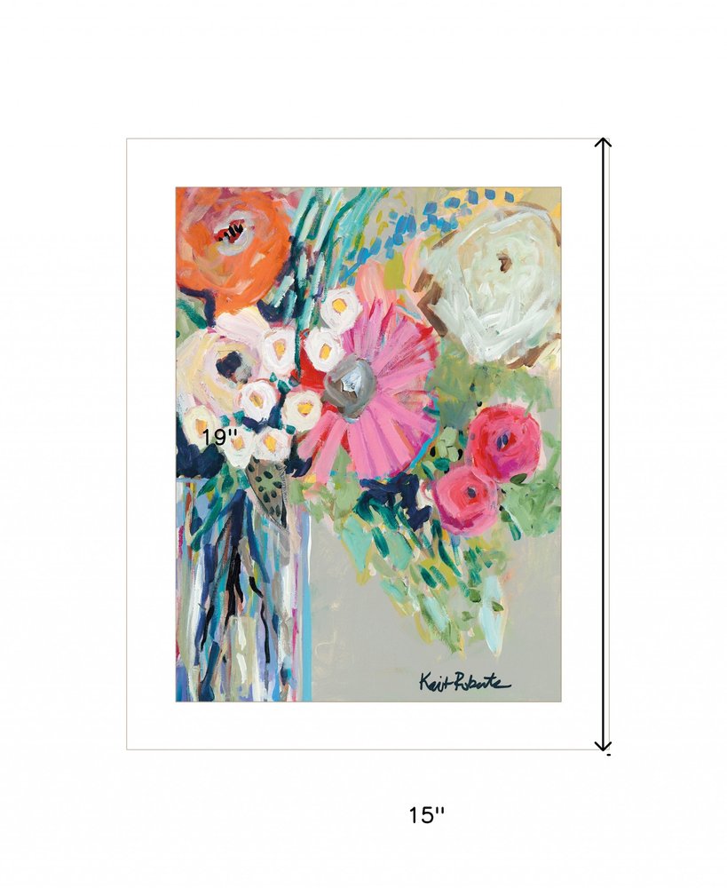 From Mrs Hazels Garden 3 White Framed Print Wall Art — view 2