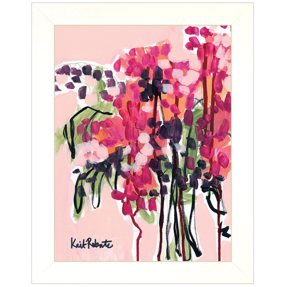 Picked in a Field in Maine White Framed Print Wall Art — view 1