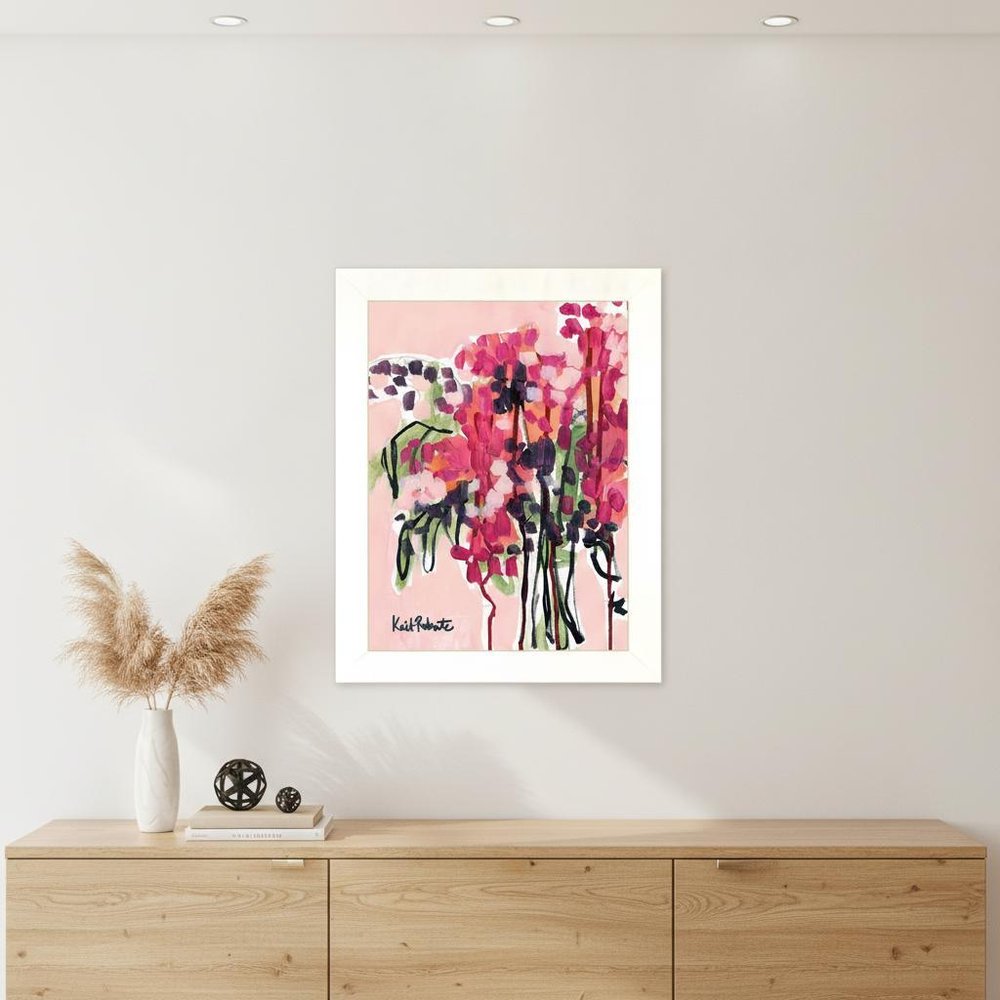 Picked in a Field in Maine White Framed Print Wall Art — view 8
