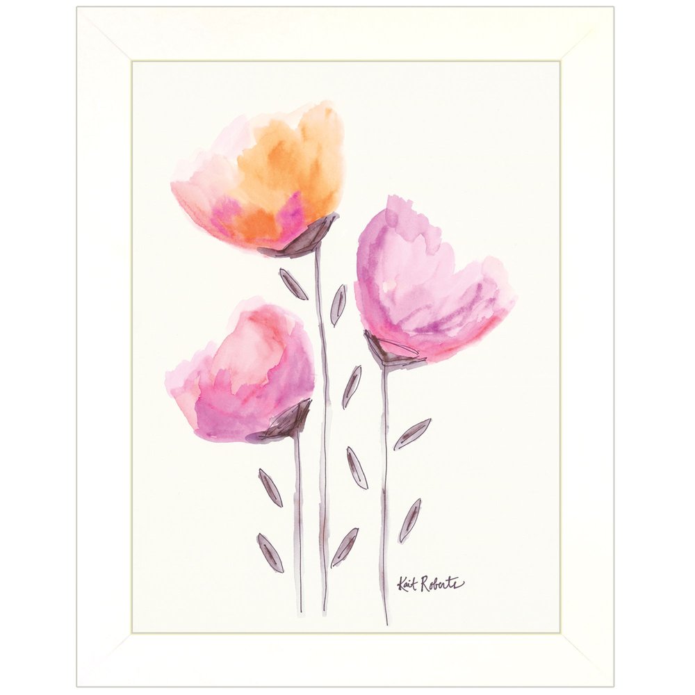 Grow Through It White Framed Print Wall Art — view 1