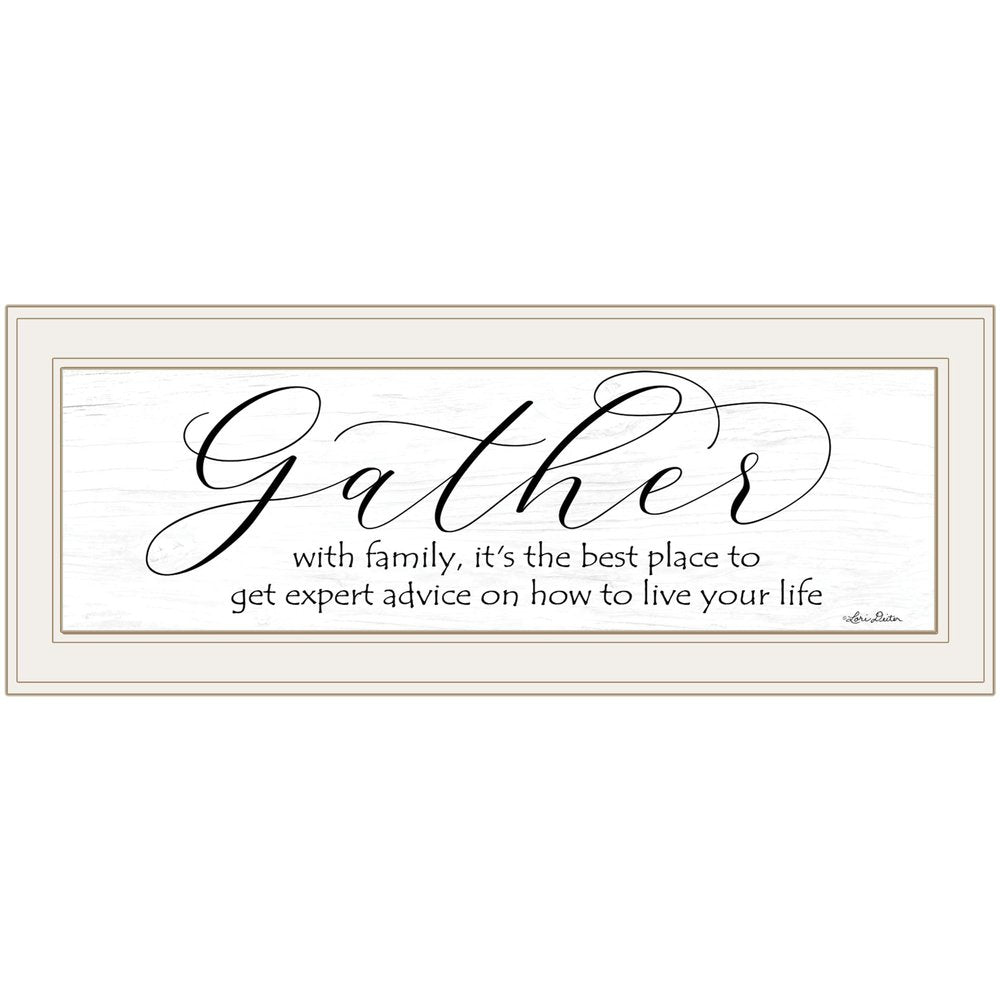 Expert Advice 1 White Framed Print Wall Art — view 1