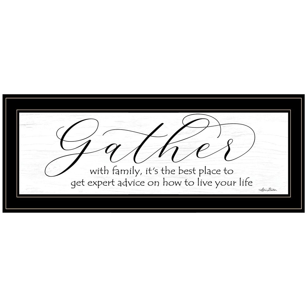 Expert Advice 2 Black Framed Print Wall Art — view 1