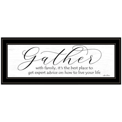 Expert Advice 2 Black Framed Print Wall Art