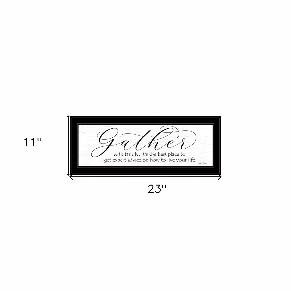 Expert Advice 2 Black Framed Print Wall Art — view 3
