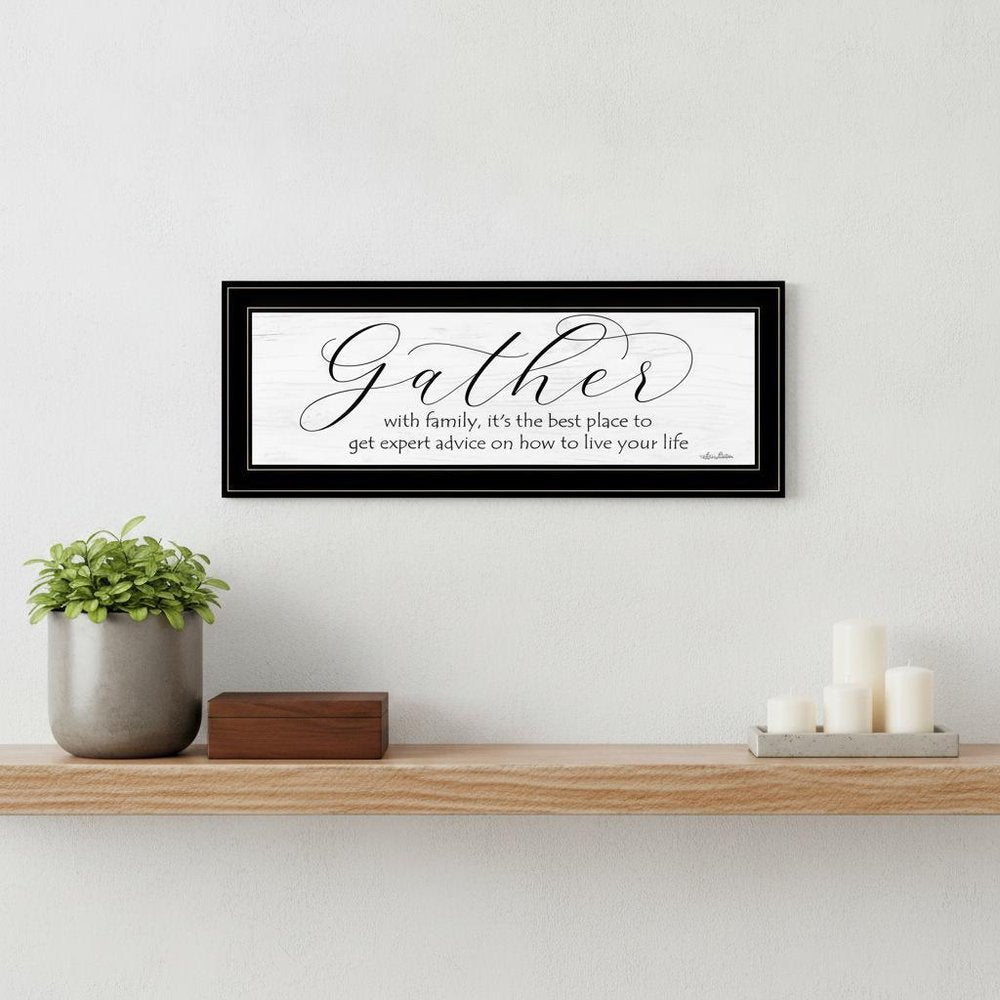 Expert Advice 2 Black Framed Print Wall Art — view 4