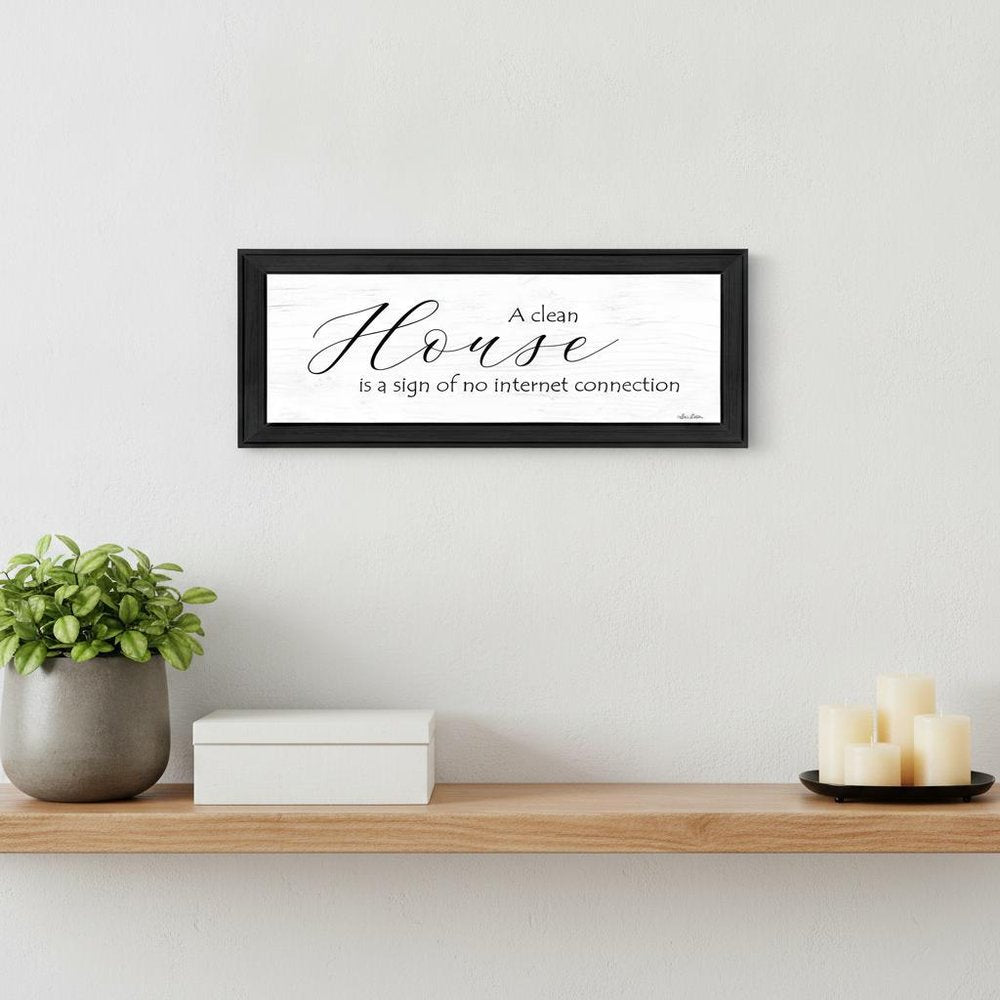 A Clean House 2 Black Framed Print Wall Art — view 5