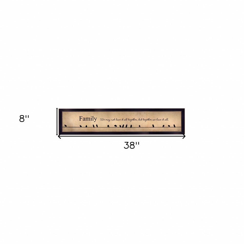 Family Together We Have It All 2 Black Framed Print Wall Art — view 4