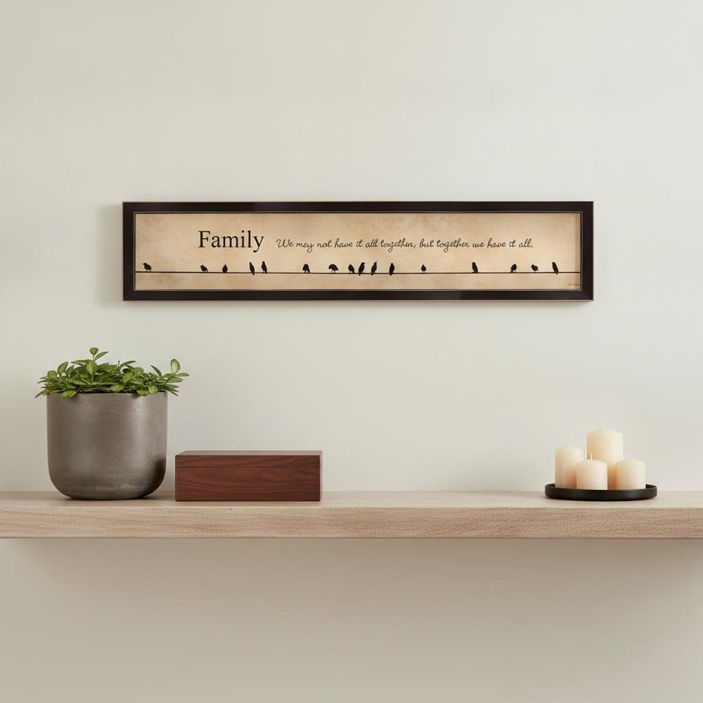 Family Together We Have It All 2 Black Framed Print Wall Art — view 5