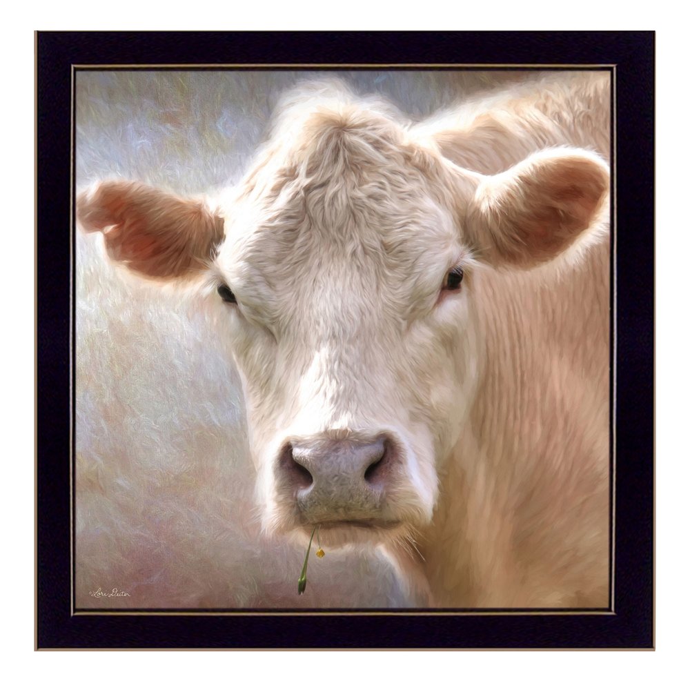 Up Close on the Farm Black Framed Print Wall Art — view 1