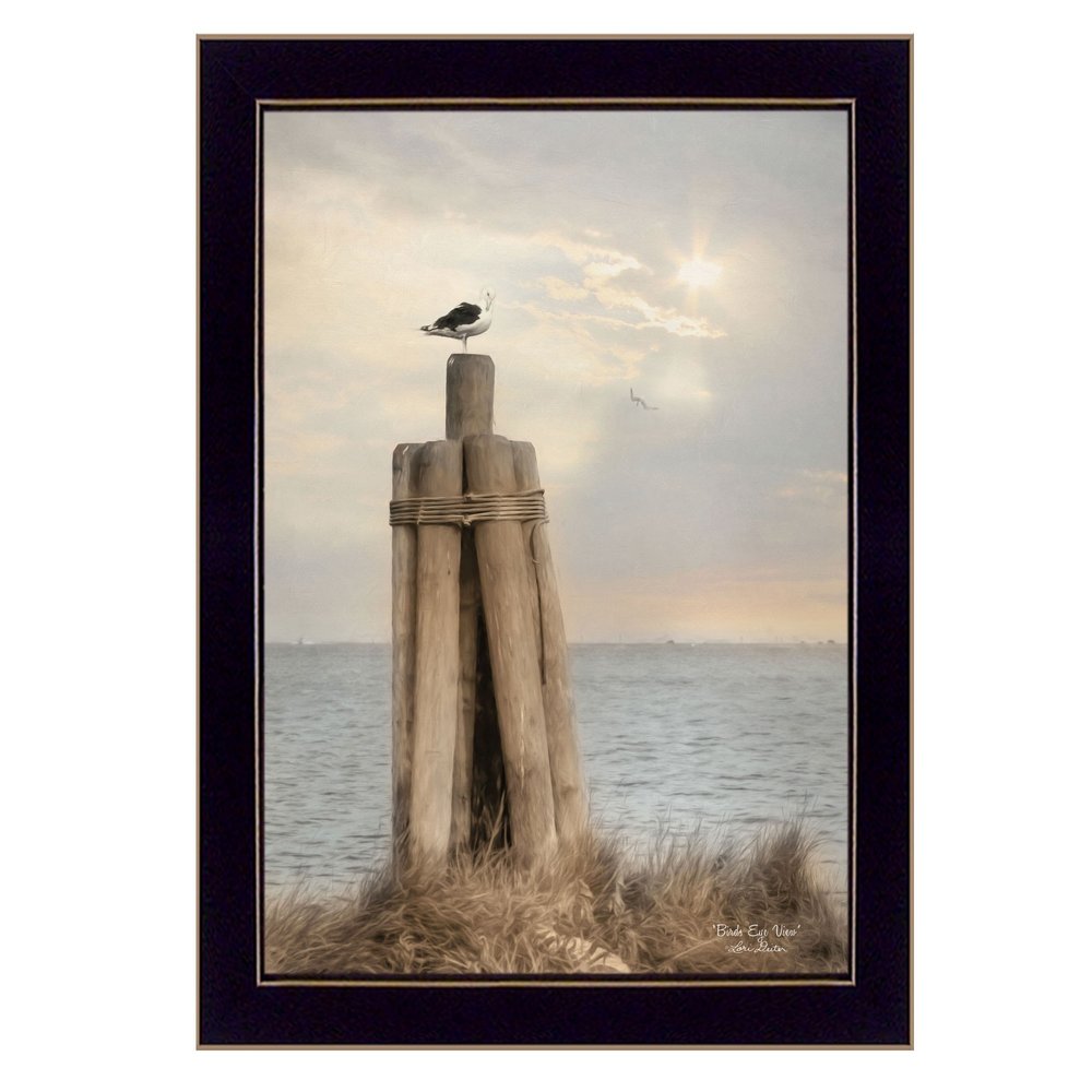 Birds Eye View 1 Black Framed Print Wall Art — view 1