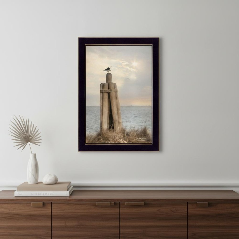 Birds Eye View 1 Black Framed Print Wall Art — view 4