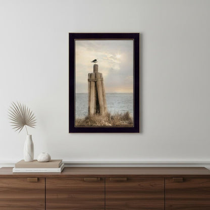 Birds Eye View 1 Black Framed Print Wall Art