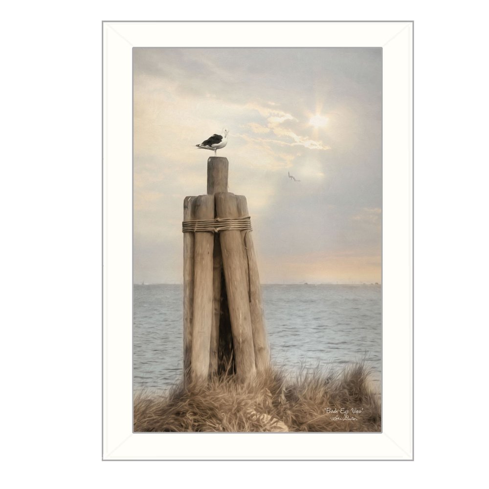 Birds Eye View 2 White Framed Print Wall Art — view 2