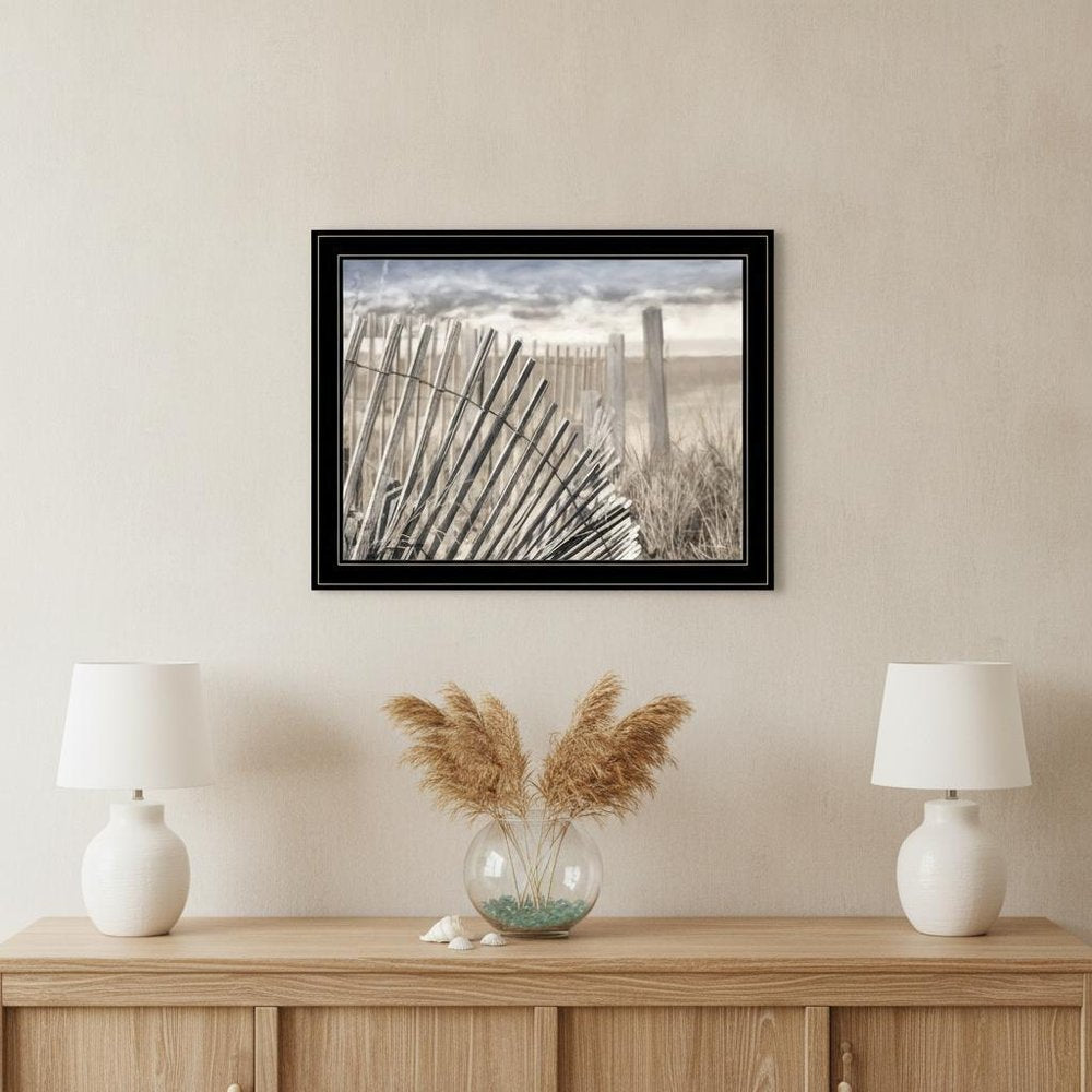 On The Coastline 2 Black Framed Print Wall Art — view 5