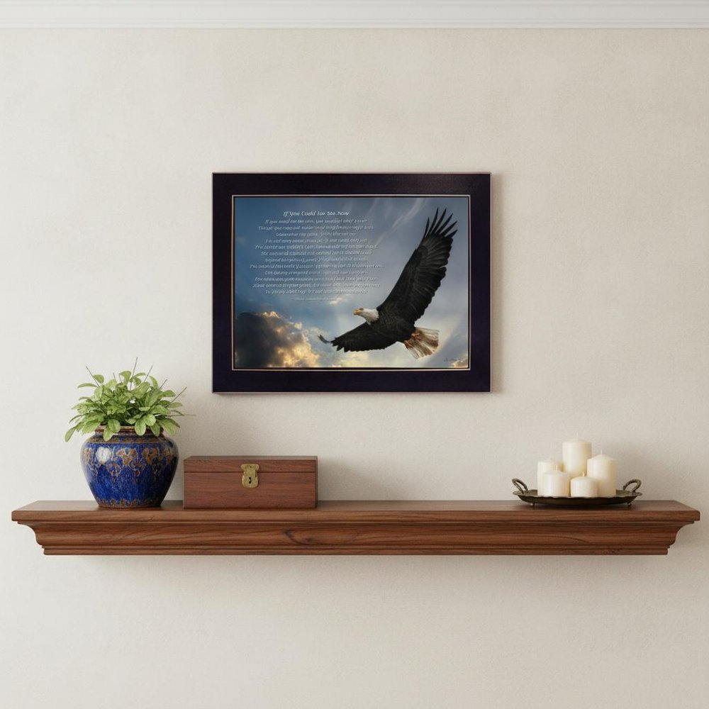 If You Could See Me Now 1 Black Framed Print Wall Art — view 4