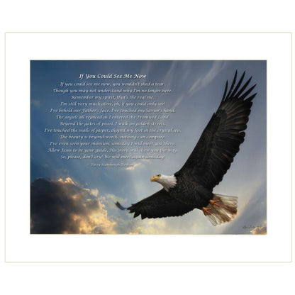 If You Could See Me Now 2 White Framed Print Wall Art HomeRoots