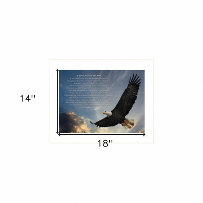 If You Could See Me Now 2 White Framed Print Wall Art HomeRoots