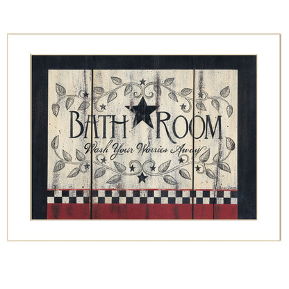 Bathroom 7 White Framed Print Bathroom Wall Art HomeRoots