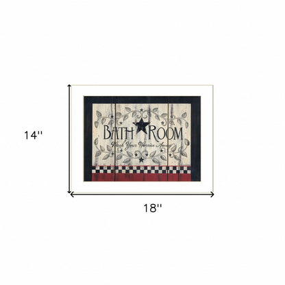 Bathroom 7 White Framed Print Bathroom Wall Art HomeRoots