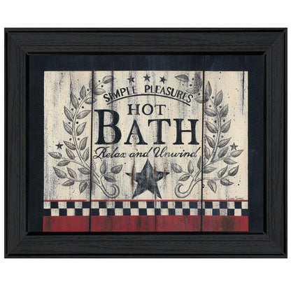 Hot Bath 10 Black Framed Print Bathroom Wall Art HomeRoots