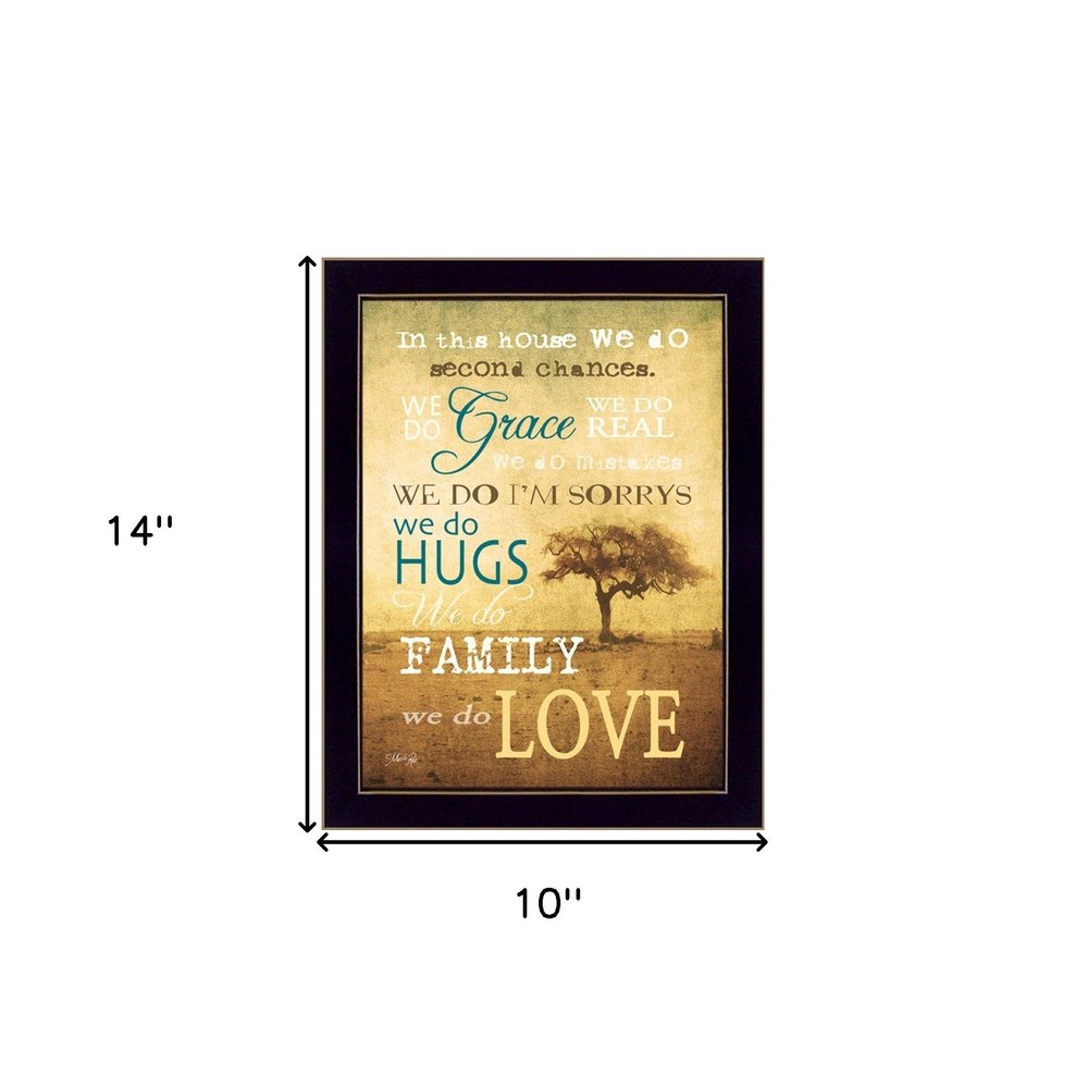We Do 1 Black Framed Print Wall Art — view 4