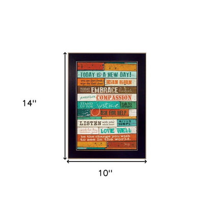 A New Day 1 Black Framed Print Wall Art HomeRoots