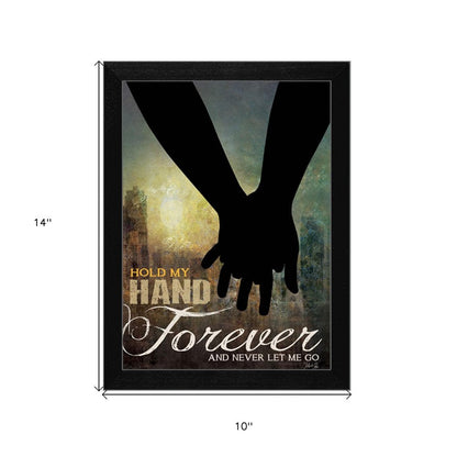 Hold My Hand Forever 1 Black Framed Print Wall Art HomeRoots