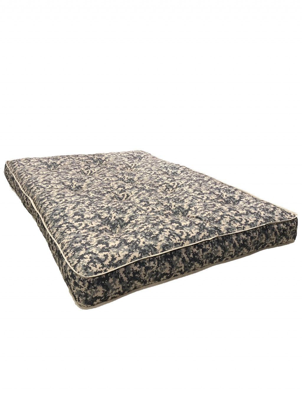 8" Camo Double Foam Full Mattress - FurniFindUSA