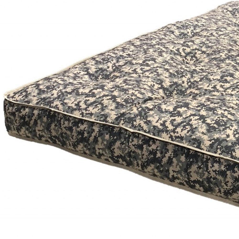 8" Camo Double Foam Full Mattress - FurniFindUSA