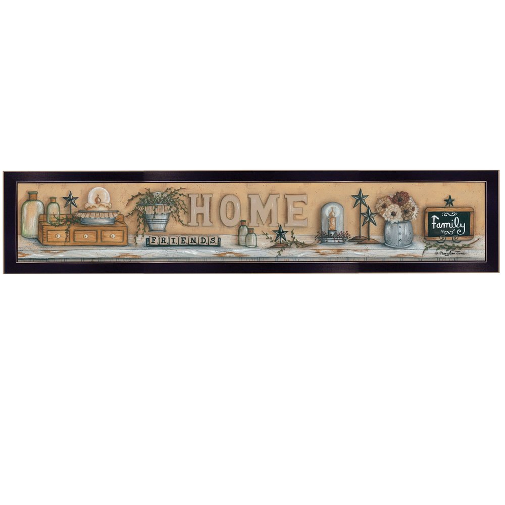 Where Family and Friends Gather Black Framed Print Wall Art HomeRoots