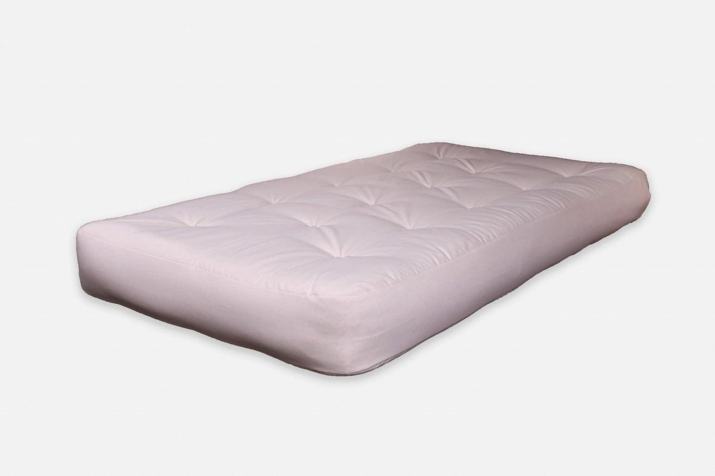 6" Beige Double CertiPUR Foam Full Futon Mattress - FurniFindUSA