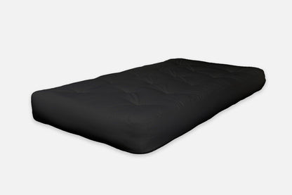 6" Black Single Foam Futon Full Mattress - FurniFindUSA