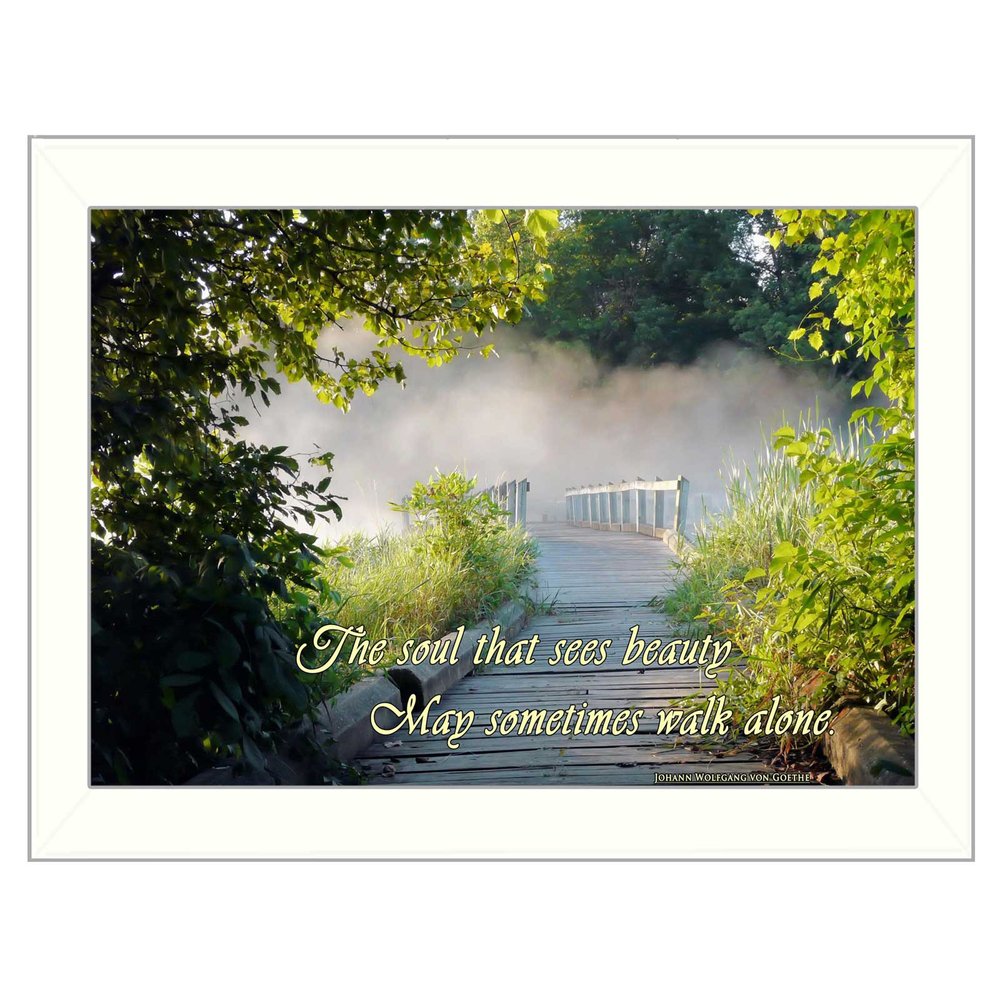 Beauty 2 White Framed Print Wall Art — view 1