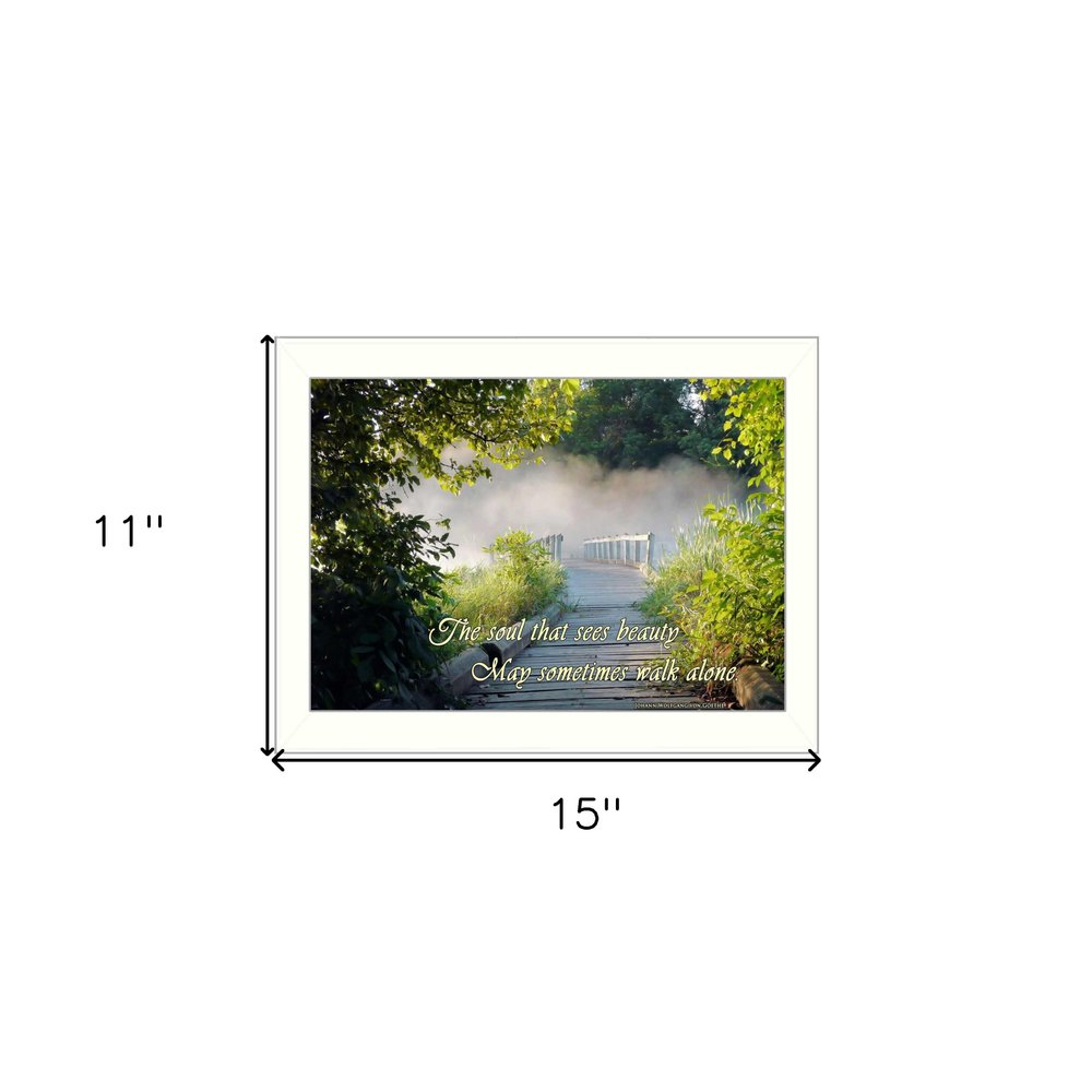 Beauty 2 White Framed Print Wall Art HomeRoots