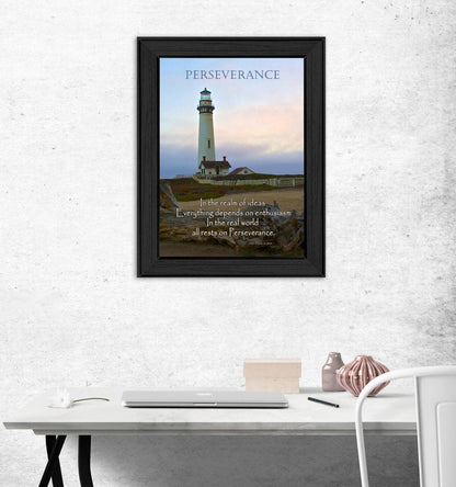 Perseverance 1 Black Framed Print Wall Art HomeRoots