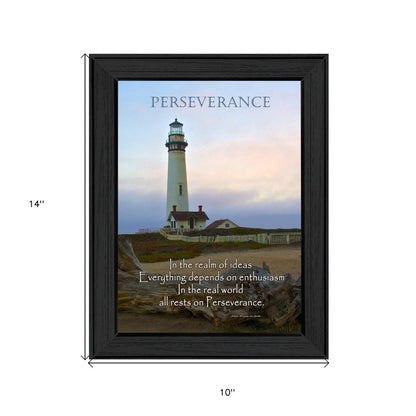 Perseverance 1 Black Framed Print Wall Art HomeRoots