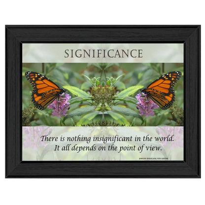 Significance 1 Black Framed Print Wall Art HomeRoots